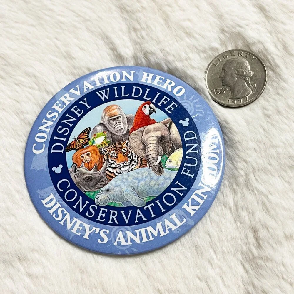 🔮 5/$25 Disney Animal Kingdom‎ Wildlife Conservation Fund Conservation Hero Pin